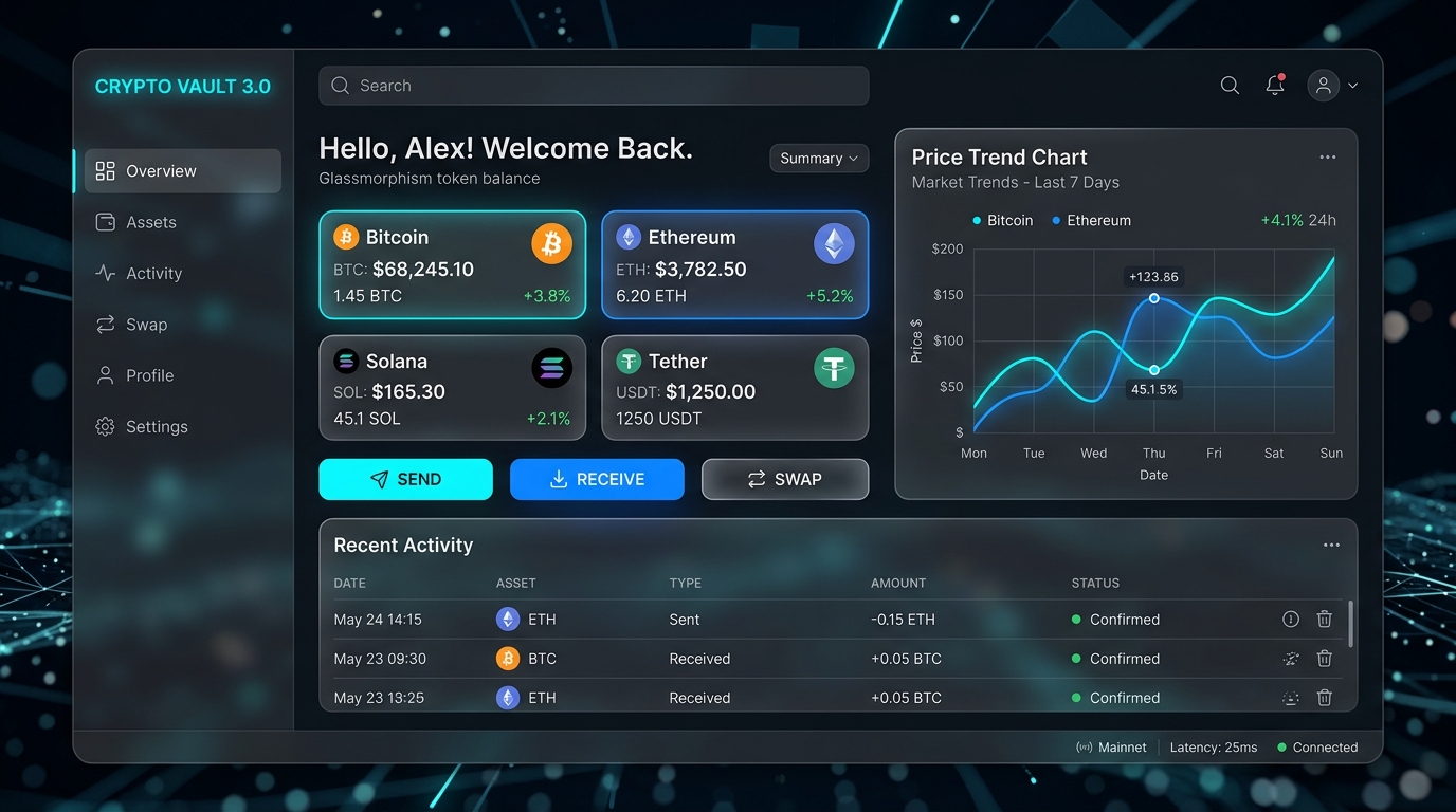 Web3 Crypto Wallet Dashboard