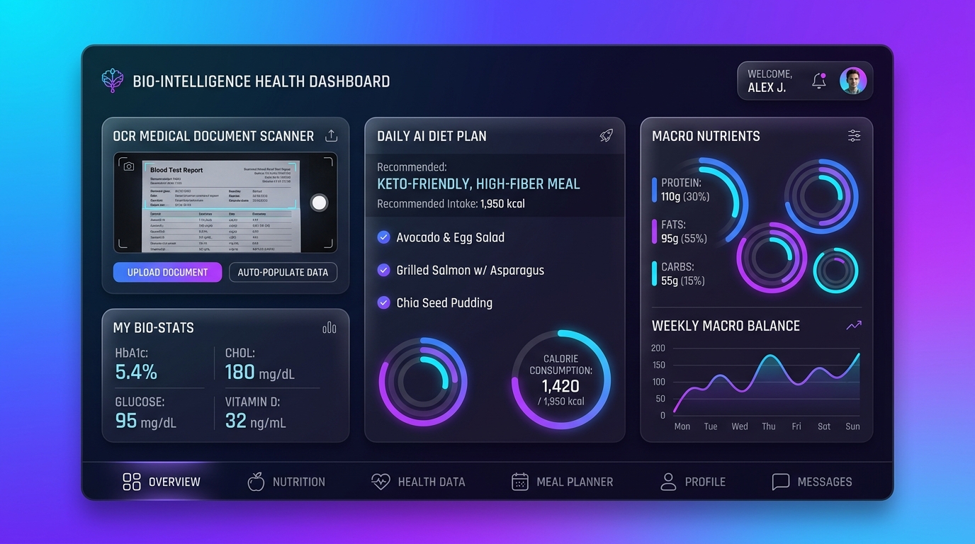 NutriFit AI Health Dashboard